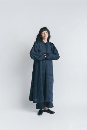 BUNON エンブロイダリー カラータックドレス