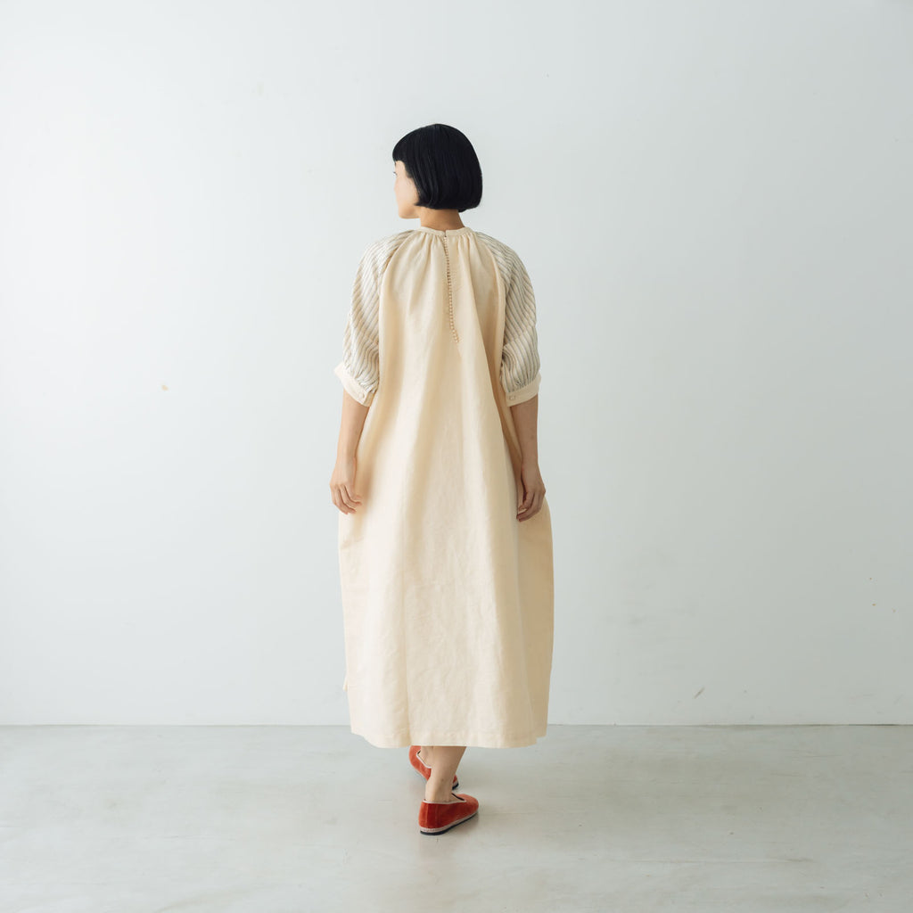 BUNON カンタスリーブドレス エクリュ