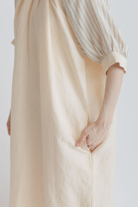 BUNON カンタスリーブドレス エクリュ