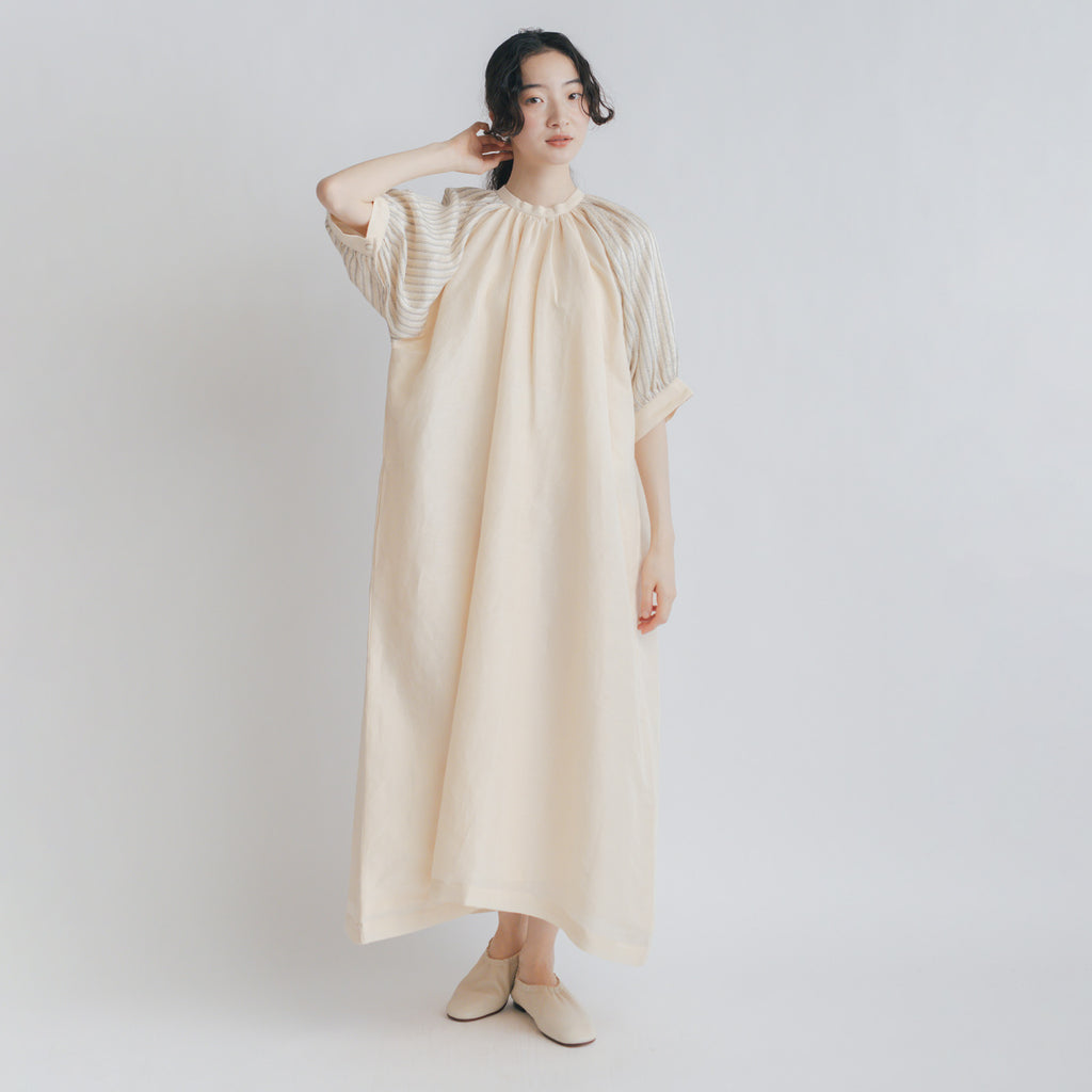 BUNON カンタスリーブドレス エクリュ