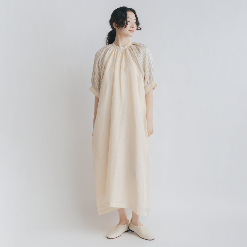 BUNON カンタスリーブドレス エクリュ