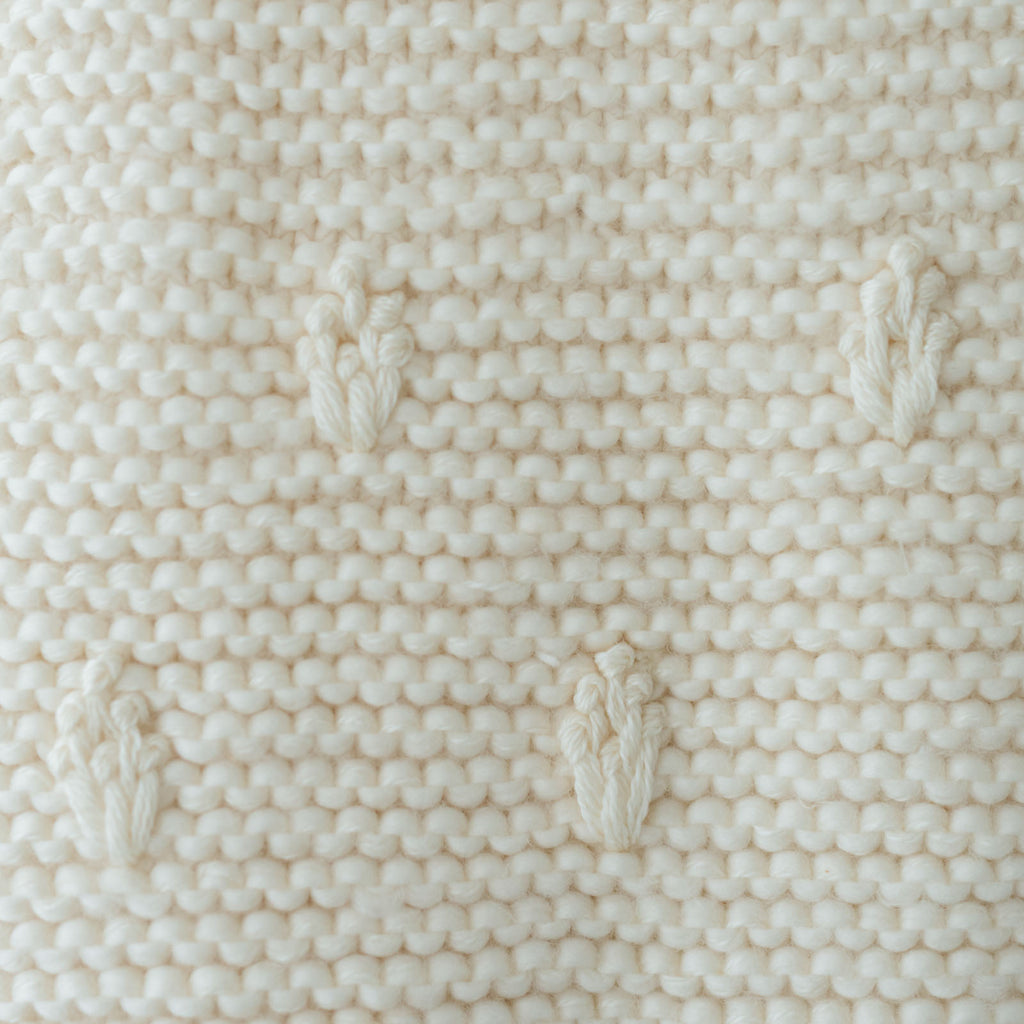 BUNON ハンドニット エンブロイダリー プルオーバー