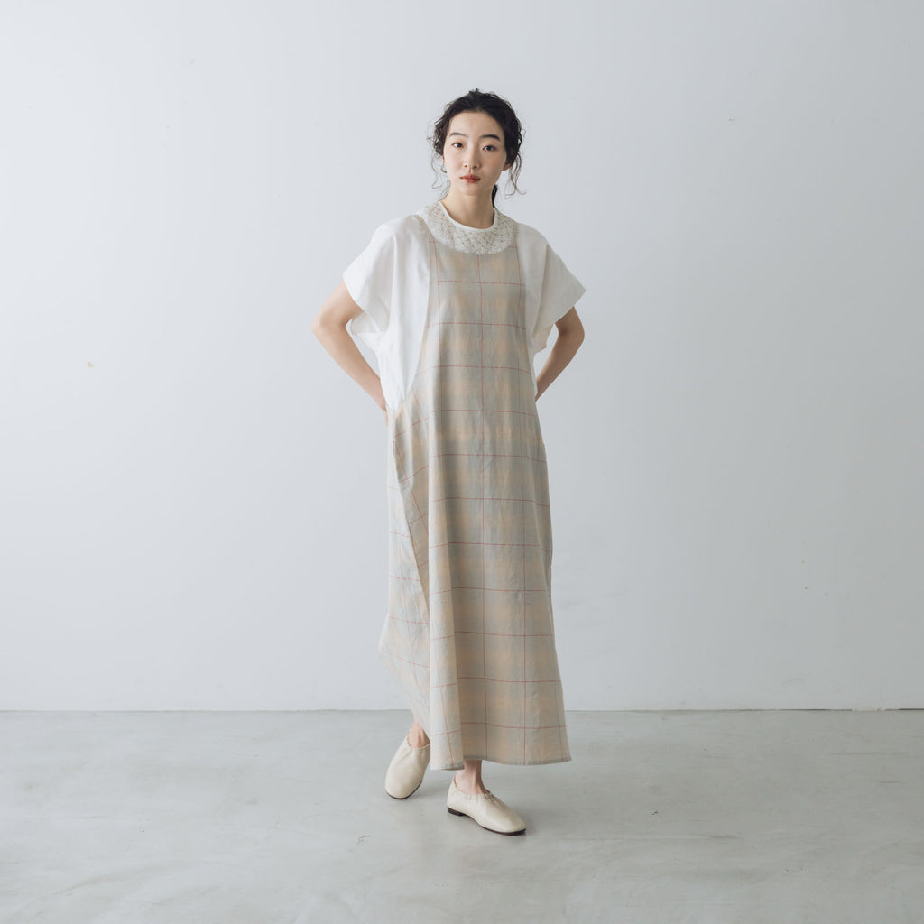 BUNON マドラスリボンキャミドレス