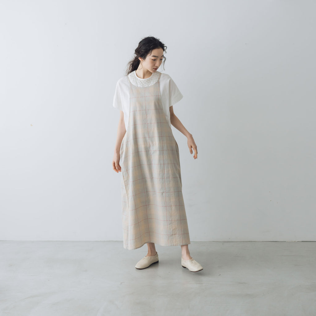 BUNON マドラスリボンキャミドレス