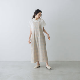 BUNON マドラスリボンキャミドレス