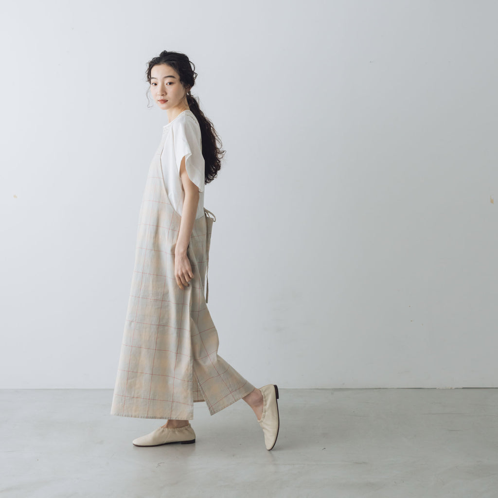 BUNON マドラスリボンキャミドレス