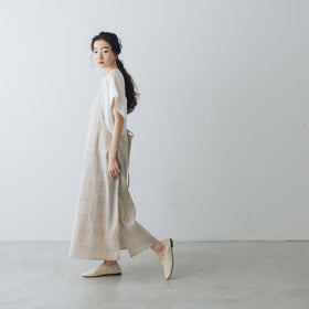 BUNON マドラスリボンキャミドレス