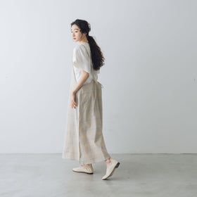 BUNON マドラスリボンキャミドレス