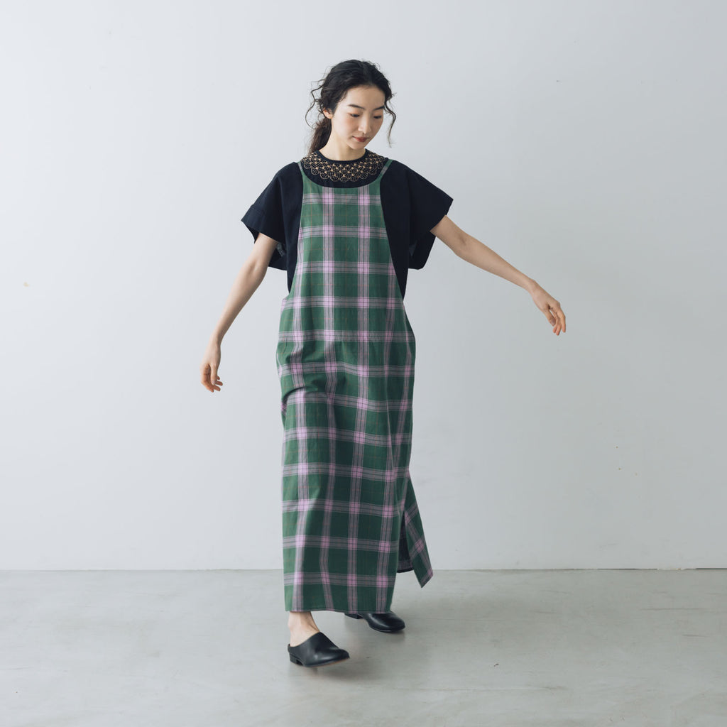 BUNON マドラスリボンキャミドレス