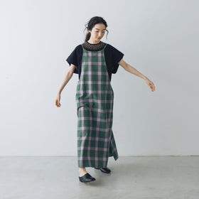 BUNON マドラスリボンキャミドレス