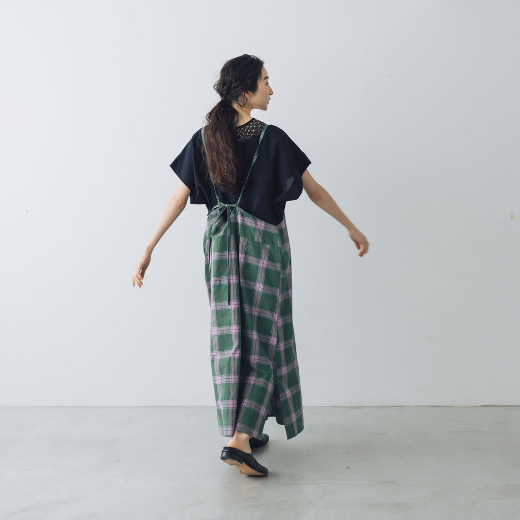 BUNON マドラスリボンキャミドレス