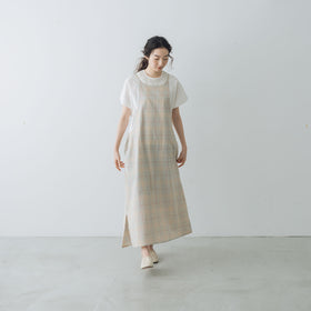 BUNON マドラスリボンキャミドレス