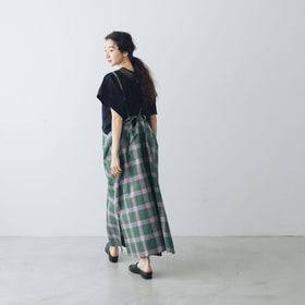 BUNON マドラスリボンキャミドレス