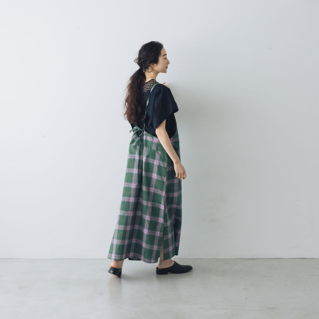 BUNON マドラスリボンキャミドレス