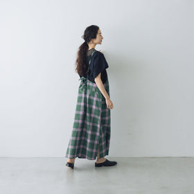 BUNON マドラスリボンキャミドレス