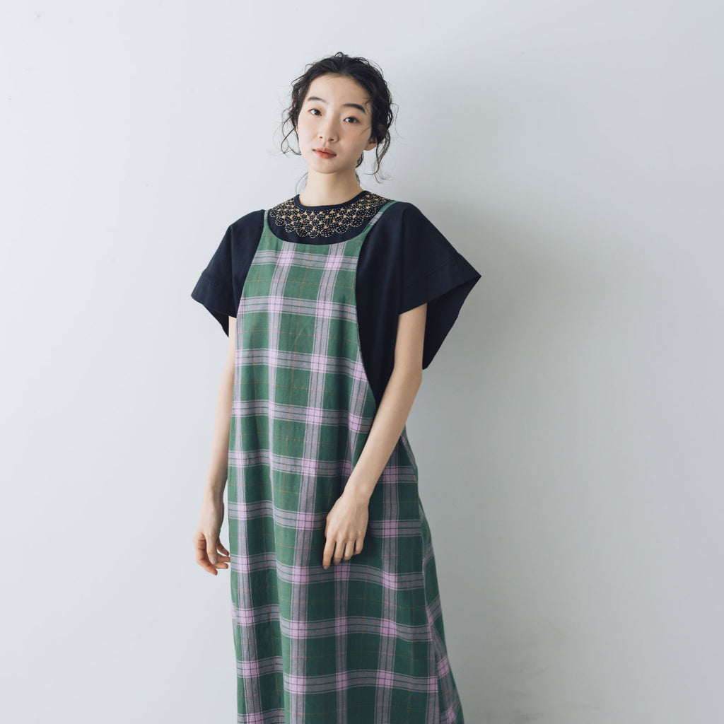 BUNON マドラスリボンキャミドレス