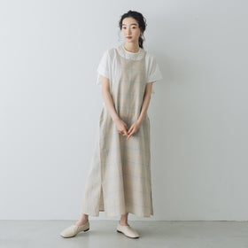 BUNON マドラスリボンキャミドレス