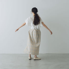 BUNON マドラスリボンキャミドレス