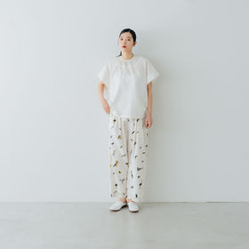 BUNON エンブロイダリーウーブンT