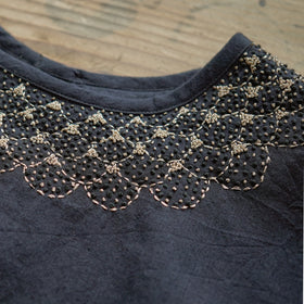 BUNON エンブロイダリーウーブンT