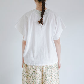 BUNON エンブロイダリーウーブンT