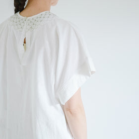 BUNON エンブロイダリーウーブンT