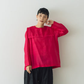 BUNON バックボタンセーラーブラウス