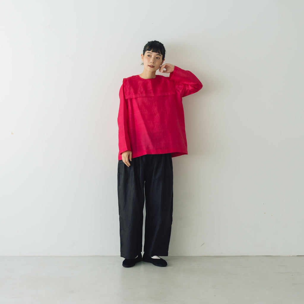 BUNON バックボタンセーラーブラウス