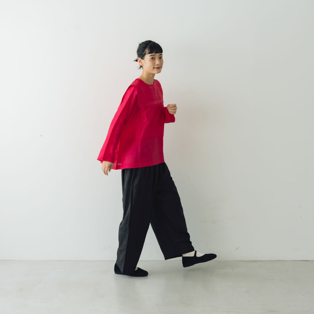 BUNON バックボタンセーラーブラウス