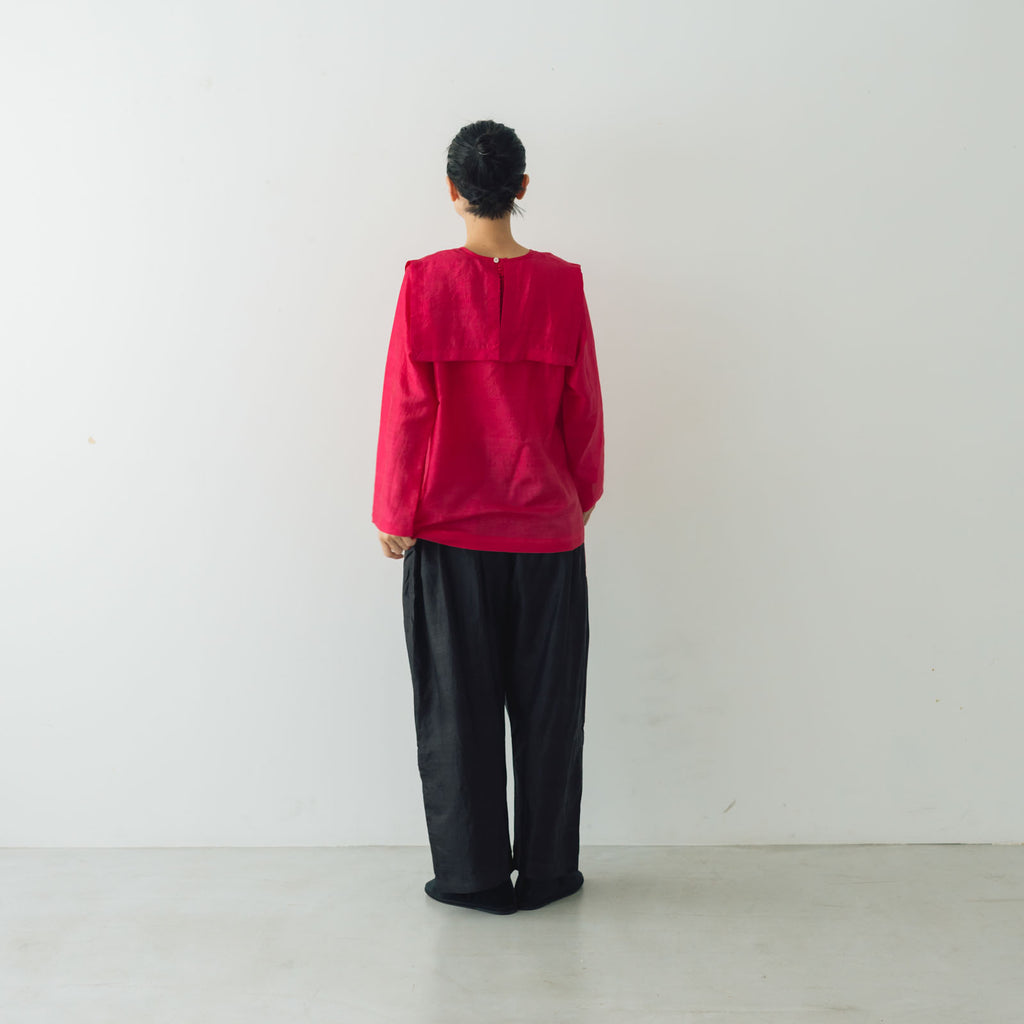 BUNON バックボタンセーラーブラウス