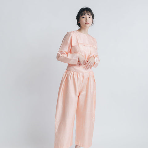 BUNON ワイドベルトパンツ