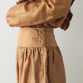 BUNON ワイドベルトパンツ