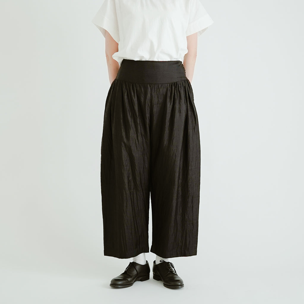 BUNON ワイドベルトパンツ
