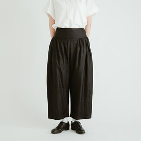 BUNON ワイドベルトパンツ