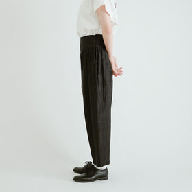 BUNON ワイドベルトパンツ