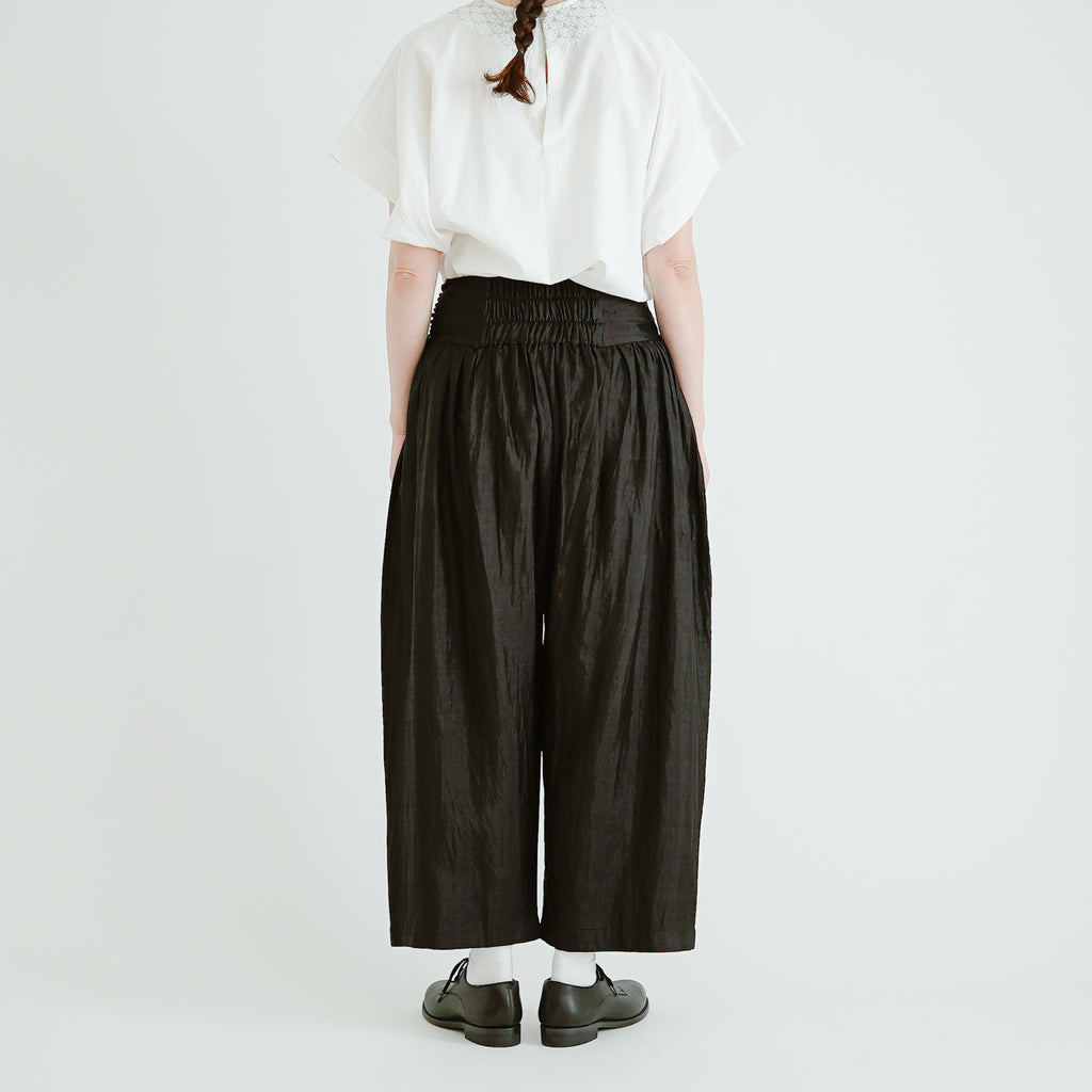 BUNON ワイドベルトパンツ