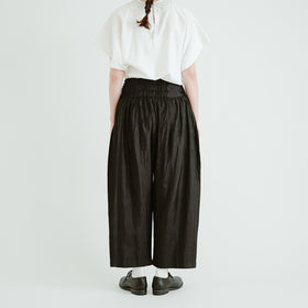 BUNON ワイドベルトパンツ