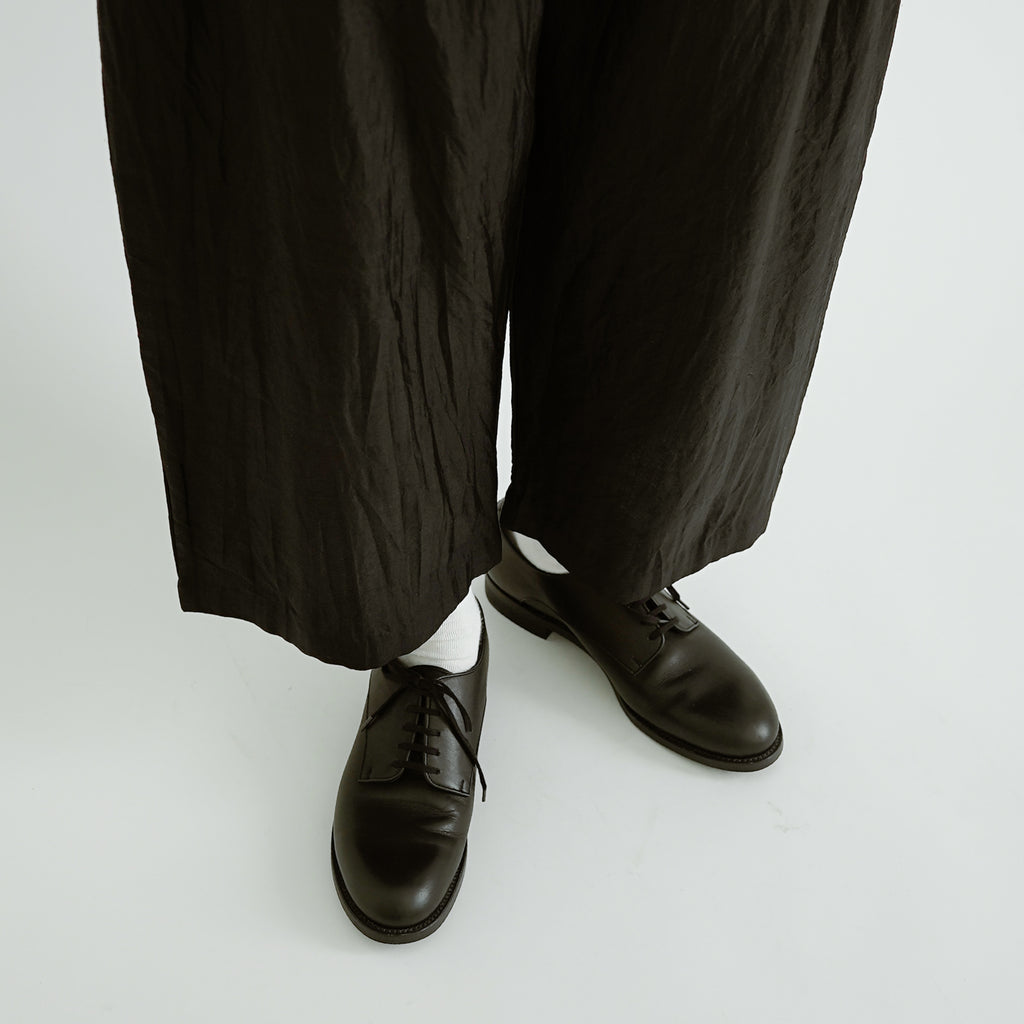 BUNON ワイドベルトパンツ