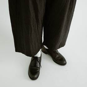 BUNON ワイドベルトパンツ