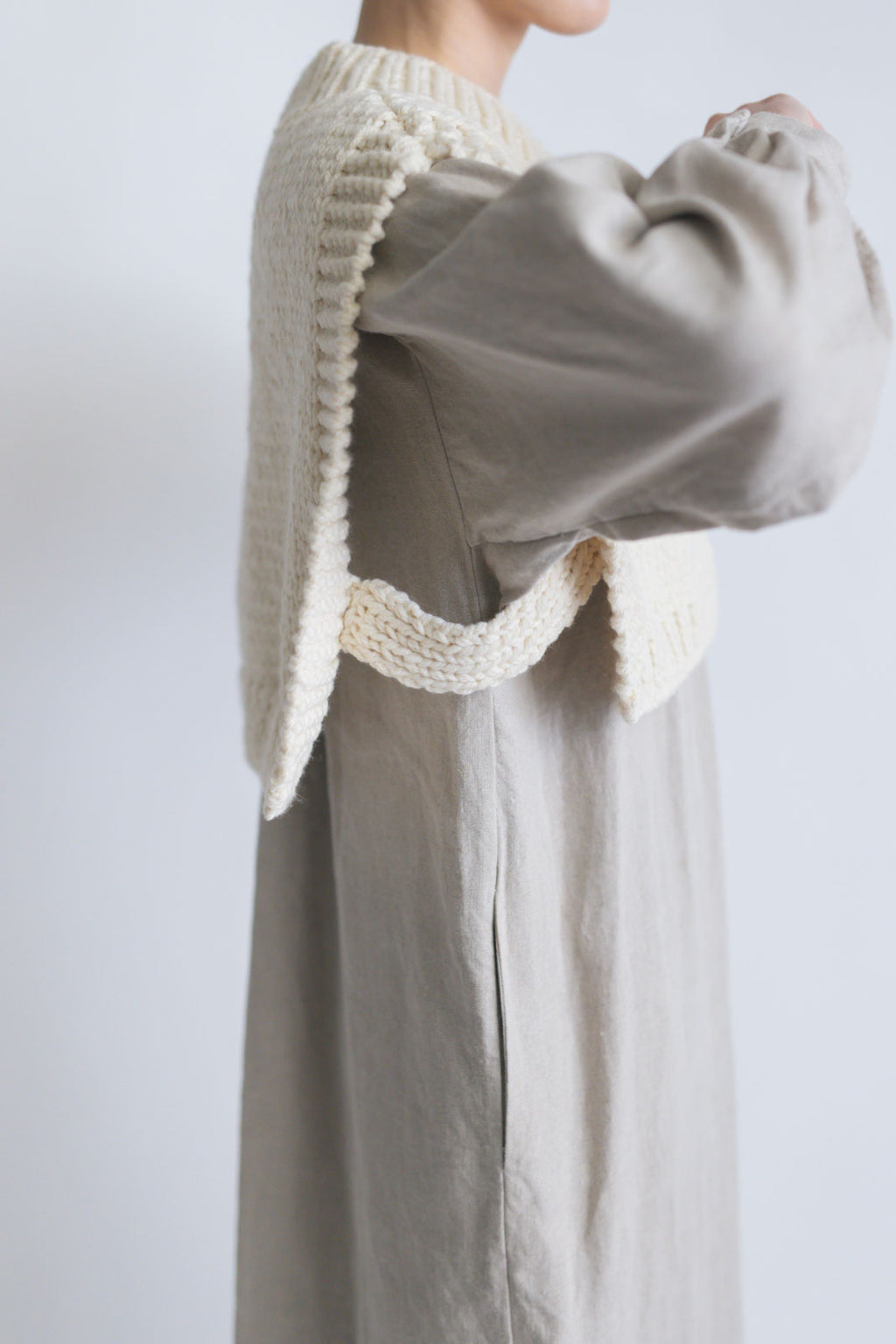 BUNON×ound ハンドニットジレ