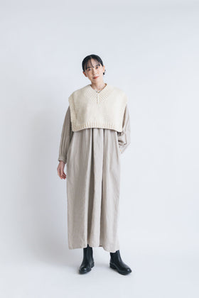 BUNON×ound ハンドニットジレ