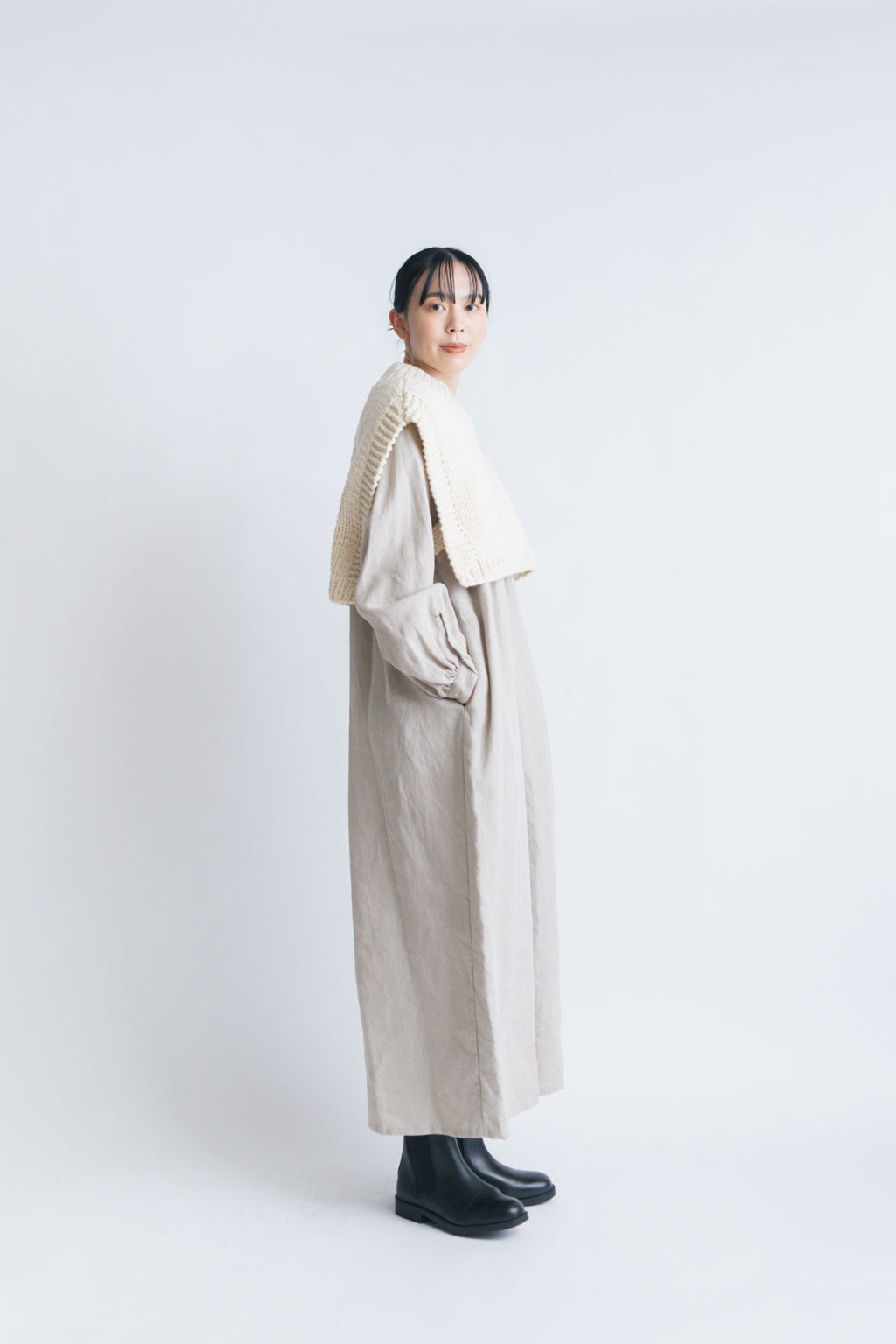 BUNON×ound ハンドニットジレ