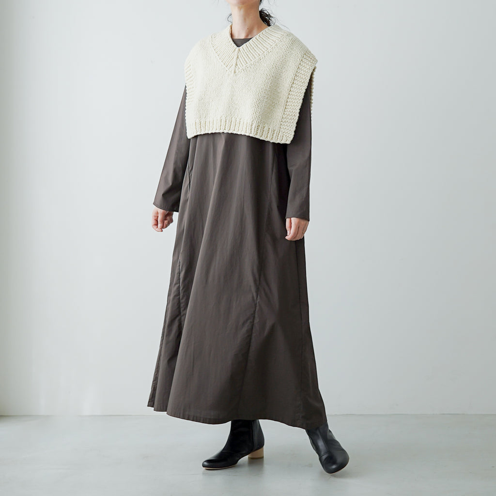 BUNON×ound ハンドニットジレ