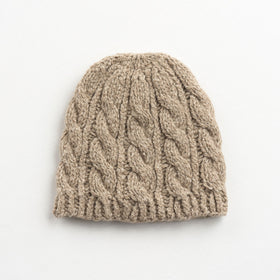 yourwear カシミヤケーブルニットキャップ