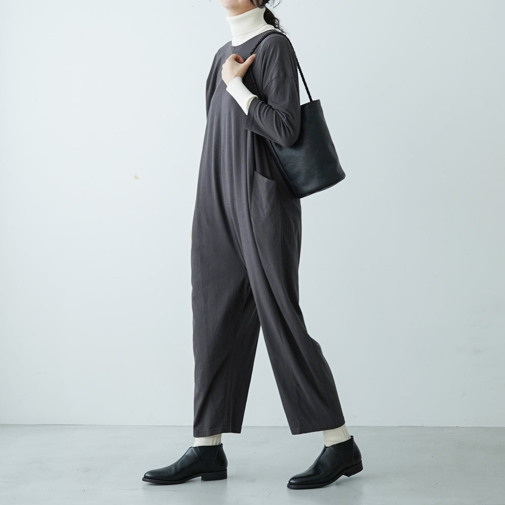 evam eva コットンオールインワン