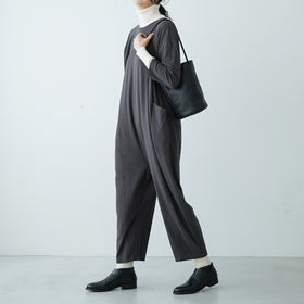 evam eva コットンオールインワン