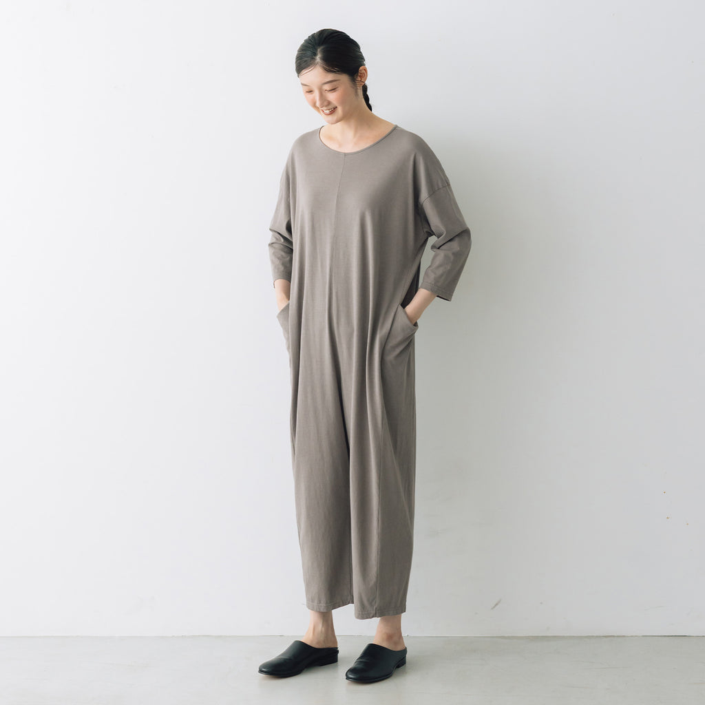 evam eva コットンオールインワン