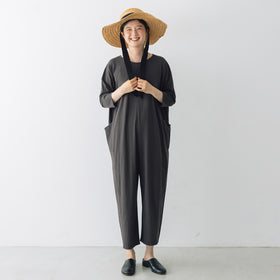 evam eva コットンオールインワン