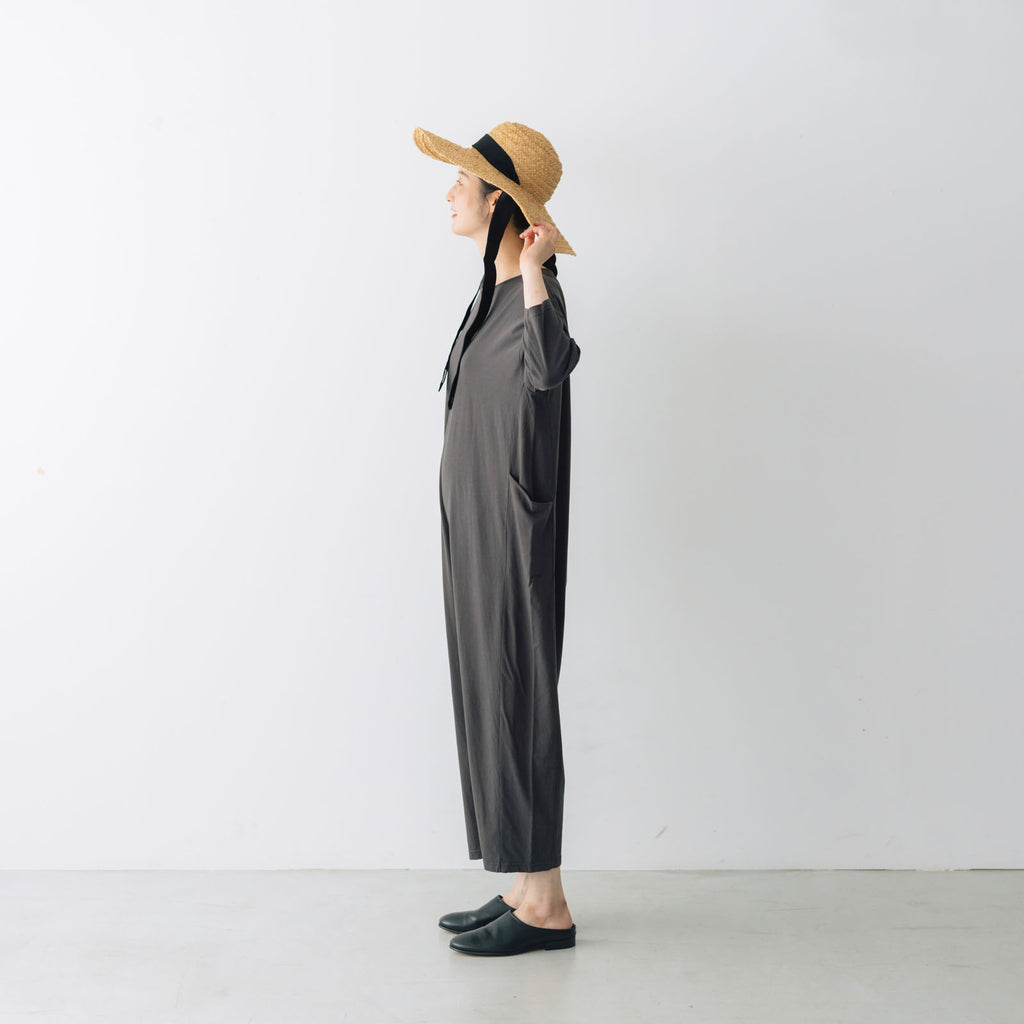 evam eva コットンオールインワン