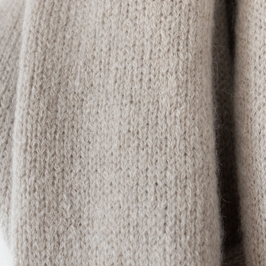 evam eva モヘアリリーループストール